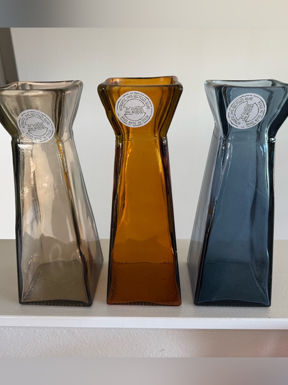 Colorful Glass Vase Set